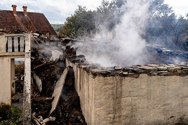 Professional Fire Damage Repair technician working in Doylestown, OH